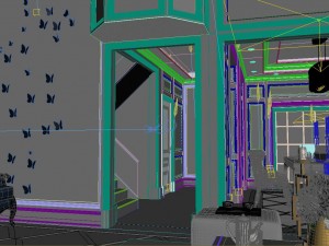 panoramic european style living room restaurant space 02 Modèle 3D