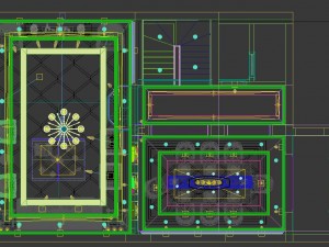 panoramic european style living room restaurant space 02 Modèle 3D