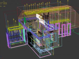 panoramic european style living room restaurant space 03 Model 3D