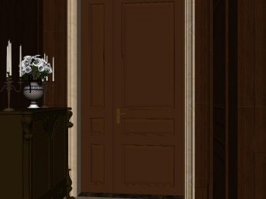 panorama european style living room restaurant space 08 3D Model