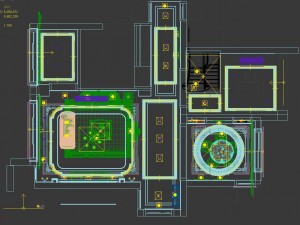 panorama european style living room restaurant space 08 3D Model
