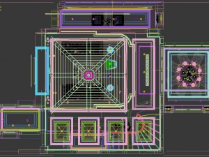 panoramic european style living room restaurant space 10 3D Модель
