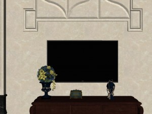 panoramic european style living room dining room 11 3Dモデル