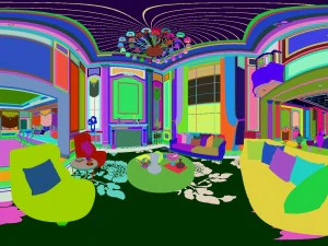 sala de estar panor&acirc;mica em estilo europeu sala de jantar 17 Modelo 3D