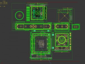 panoramic european style living room dining room 18 3D Модель
