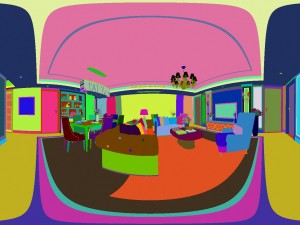 panoramic european style living room restaurant space 20 3Dモデル