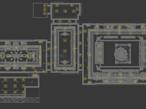 panoramic european style living room dining room 24 3Dモデル