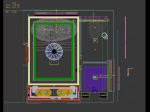 panorama european style bathroom toilet space 02 Modèle 3D