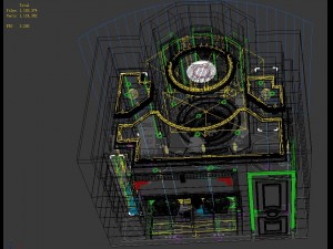 panoramic european style bathroom toilet space 03 Modèle 3D