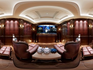 panorama european home theater conference room 04 3D Модель
