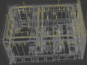 panorama european home theater conference room 04 3D Model