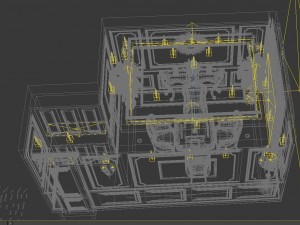 panorama european home entertainment room 05 3D Model
