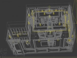 panorama european home entertainment room 05 3D Model