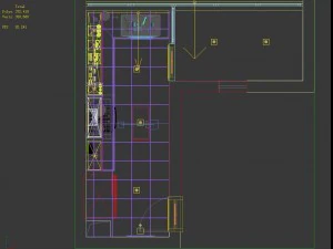 パノラマの現代的なスタイルのダイニング ルーム キッチン スペース 09 3Dモデル