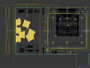 panorama modern style family bedroom space 03 3Dモデル