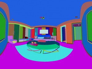 panorama modern style family bedroom space 06 3D 模型