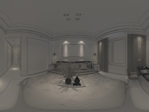 panorama modern style family bedroom space 09 Modelo 3D