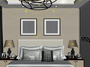 panorama modern style family bedroom space 11 3D Модель