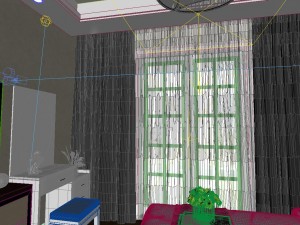 panorama modern style family bedroom space 11 3D Модель
