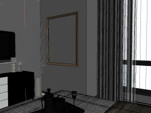 panoramic modern style family bedroom space 15 Modelo 3D