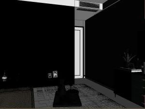 panoramic modern style family bedroom space 15 3D Model