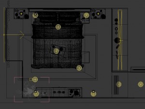 panoramic modern style family bedroom space 15 Modelo 3D