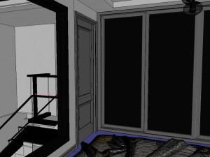 panoramic modern style family bedroom space 16 Model 3D
