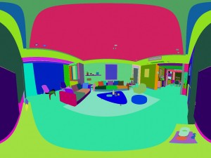 panoramic modern style living room restaurant space 18 Modelo 3D