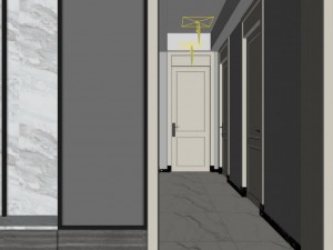 panoramic modern style living room restaurant space 29 Modelo 3D