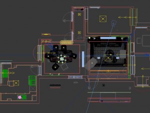 panoramic modern style living room restaurant space 30 3D Model