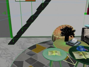 panoramic modern style living room restaurant space 44 Modelo 3D