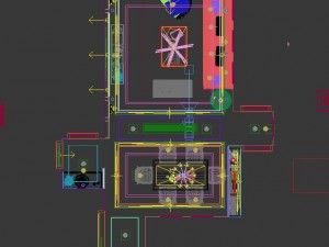 panoramic modern style living room restaurant space 54 3D Модель