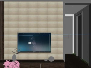 panoramic contemporary style living room dining room 67 3D Model