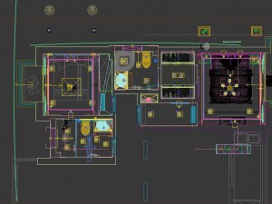 panorama 360 modern style bathroom toilet space 01 3D Model