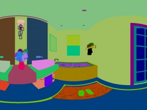 panorama 360 modern style bathroom toilet space 04 3D 모델