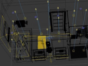 panorama 360 modern style bathroom toilet space 04 3D 모델