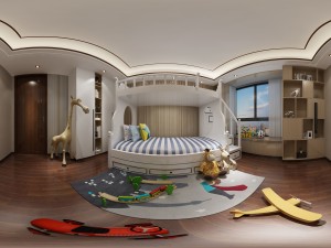 panoramic neo-classical style family bedroom space 06 3D 模型