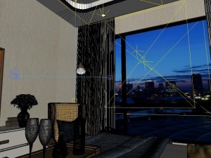 panoramic neo-classical style family bedroom space 09 3Dモデル