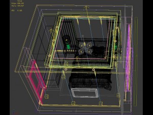 panoramic neo-classical style family bedroom space 10 3D Model