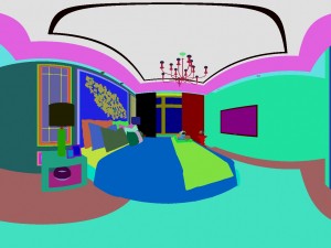 panoramic neo-classical style family bedroom space 11 3D 모델