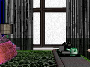 panoramic neo-classical style family bedroom space 11 3D Model