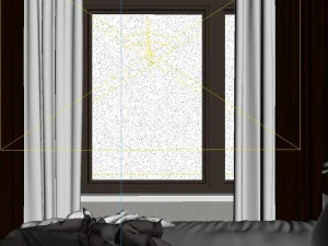 panoramic neo-classical style family bedroom space 12 3D Model