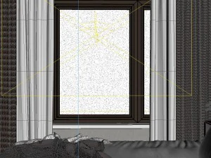 panoramic neo-classical style family bedroom space 12 3D Model