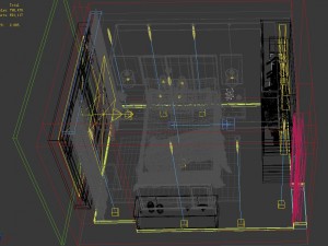 panoramic neo-classical style family bedroom space 12 3D-Modell