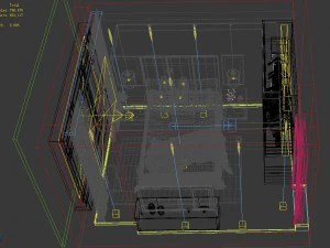 panoramic neo-classical style family bedroom space 12 3D Model