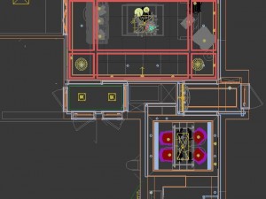 panoramic neo-classical style living room restaurant 06 Modelo 3D