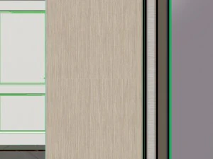 panoramic neo-classical style living room dining room 14 3D Model