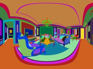 panoramic neo-classical style living room dining room 22 3D 模型