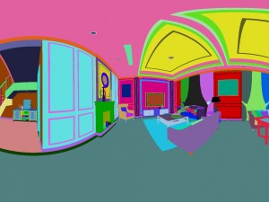 panoramic neo-classical style living room dining room 27 3D 模型