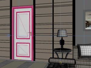 panoramic neo-classical style living room dining room 33 3D 模型